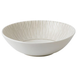 ED Ellen DeGeneres for Royal Doulton Taupe Stripe 20cm Bowl